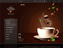 Tablet Screenshot of cafeterrara.com.br